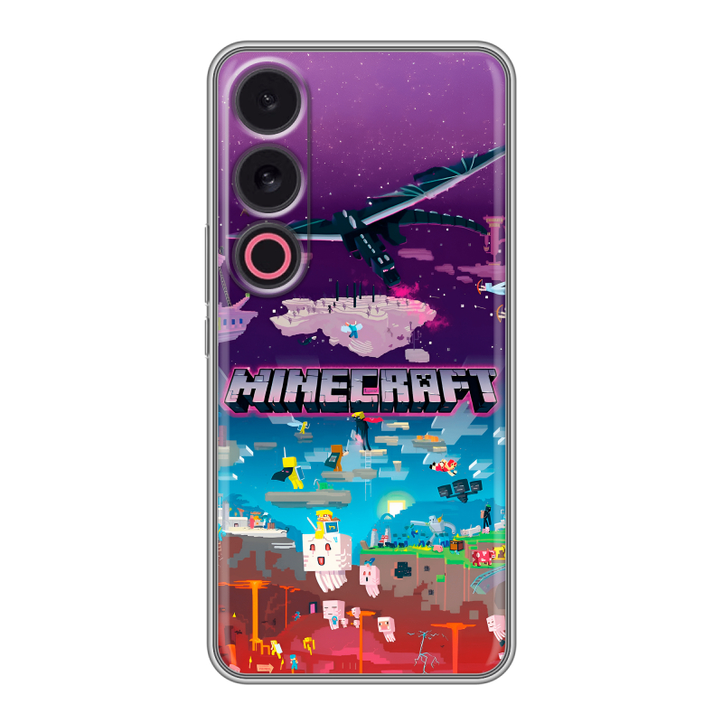 Силиконовый чехол на Meizu 21 с принтом Майнкрафт Minecraft Силиконовый чехол на Meizu 21 с принтом Майнкрафт Minecraft