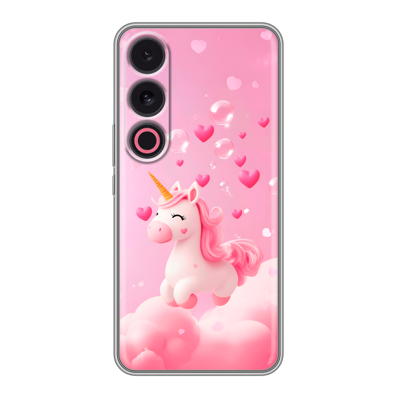 Силиконовый чехол на Meizu 21 с принтом Единорог Силиконовый чехол на Meizu 21 с принтом Единорог