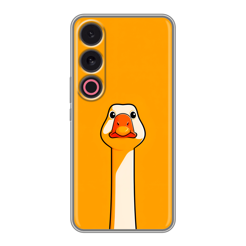 Силиконовый чехол на Meizu 21 с принтом Смешная утка Силиконовый чехол на Meizu 21 с принтом Смешная утка