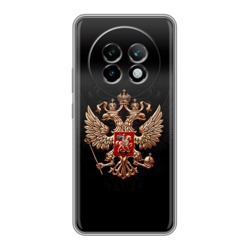 Силиконовый чехол на Realme 13 Plus 5G с принтом Герб России