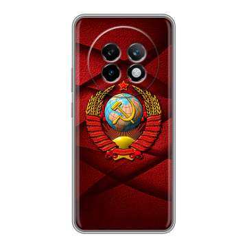 Силиконовый чехол на Realme 13 Plus 5G с принтом Герб СССР