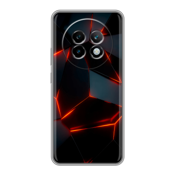 Силиконовый чехол на Realme 13 Plus 5G с принтом Яркие абстракции