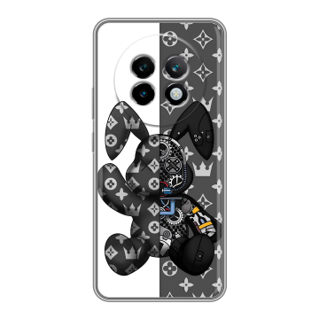 Силиконовый чехол на Realme 13 Plus 5G с принтом Луи робот Силиконовый чехол на Realme 13 Plus 5G с принтом Луи робот