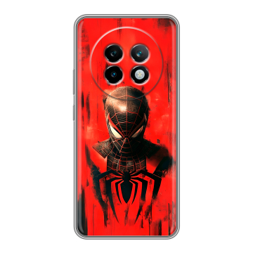 Силиконовый чехол на Realme 13 Plus 5G с принтом человек паук spiderman Силиконовый чехол на Realme 13 Plus 5G с принтом человек паук spiderman
