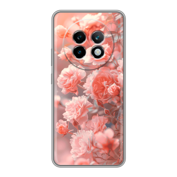 Силиконовый чехол на Realme 13 Plus 5G с принтом Розы цветы Силиконовый чехол на Realme 13 Plus 5G с принтом Розы цветы