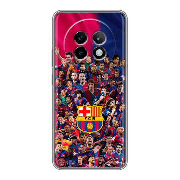 Силиконовый чехол на Realme 13 Plus 5G с принтом Барселона Barcelona