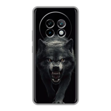 Силиконовый чехол на Realme 13 Plus 5G с принтом Волк Силиконовый чехол на Realme 13 Plus 5G с принтом Волк