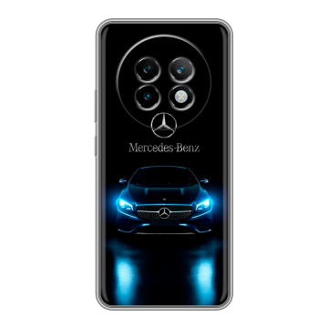 Силиконовый чехол на Realme 13 Plus 5G с принтом Mercedes Мерседес