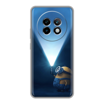 Силиконовый чехол на Realme 13 Plus 5G с принтом Миньоны Силиконовый чехол на Realme 13 Plus 5G с принтом Миньоны