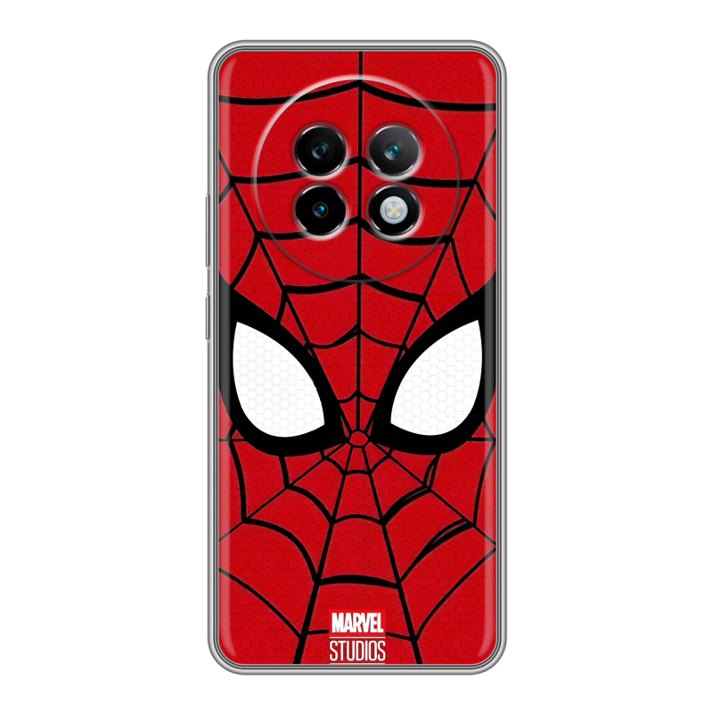 Силиконовый чехол на Realme 13 Plus 5G с принтом человек паук spiderman Силиконовый чехол на Realme 13 Plus 5G с принтом человек паук spiderman