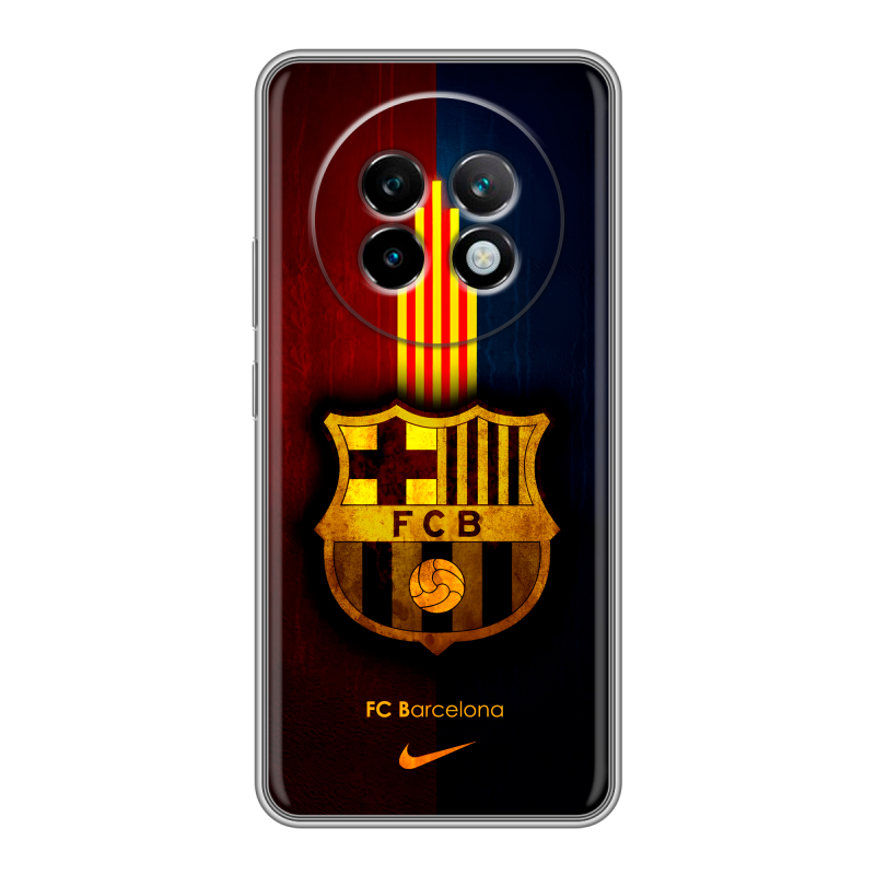 Силиконовый чехол на Realme 13 Plus 5G с принтом Барселона Barcelona Силиконовый чехол на Realme 13 Plus 5G с принтом Барселона Barcelona