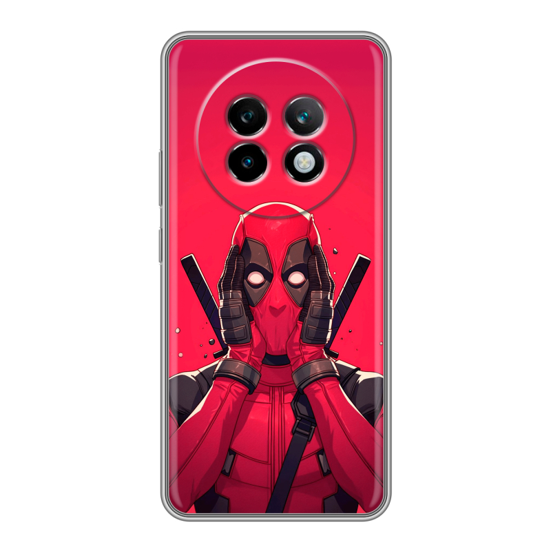 Силиконовый чехол на Realme 13 Plus 5G с принтом Дедпул Deadpool Силиконовый чехол на Realme 13 Plus 5G с принтом Дедпул Deadpool