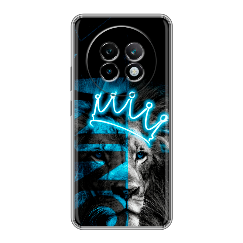 Силиконовый чехол на Realme 13 Plus 5G с принтом Король лев Силиконовый чехол на Realme 13 Plus 5G с принтом Король лев