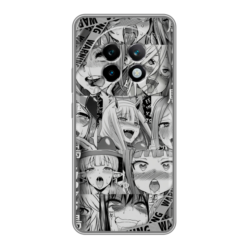 Силиконовый чехол на Realme 13 Plus 5G с принтом Ahegao Ахегао Аниме Силиконовый чехол на Realme 13 Plus 5G с принтом Ahegao Ахегао Аниме