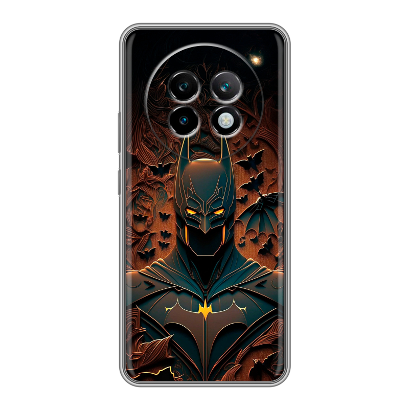Силиконовый чехол на Realme 13 Plus 5G с принтом Batman Бэтмен Силиконовый чехол на Realme 13 Plus 5G с принтом Batman Бэтмен