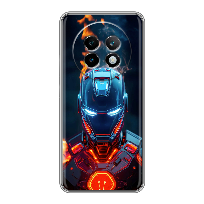 Силиконовый чехол на Realme 13 Plus 5G с принтом IronMan Железный человек Силиконовый чехол на Realme 13 Plus 5G с принтом IronMan Железный человек