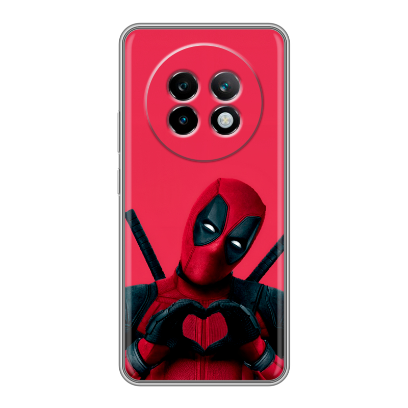Силиконовый чехол на Realme 13 Plus 5G с принтом Дедпул Deadpool Силиконовый чехол на Realme 13 Plus 5G с принтом Дедпул Deadpool