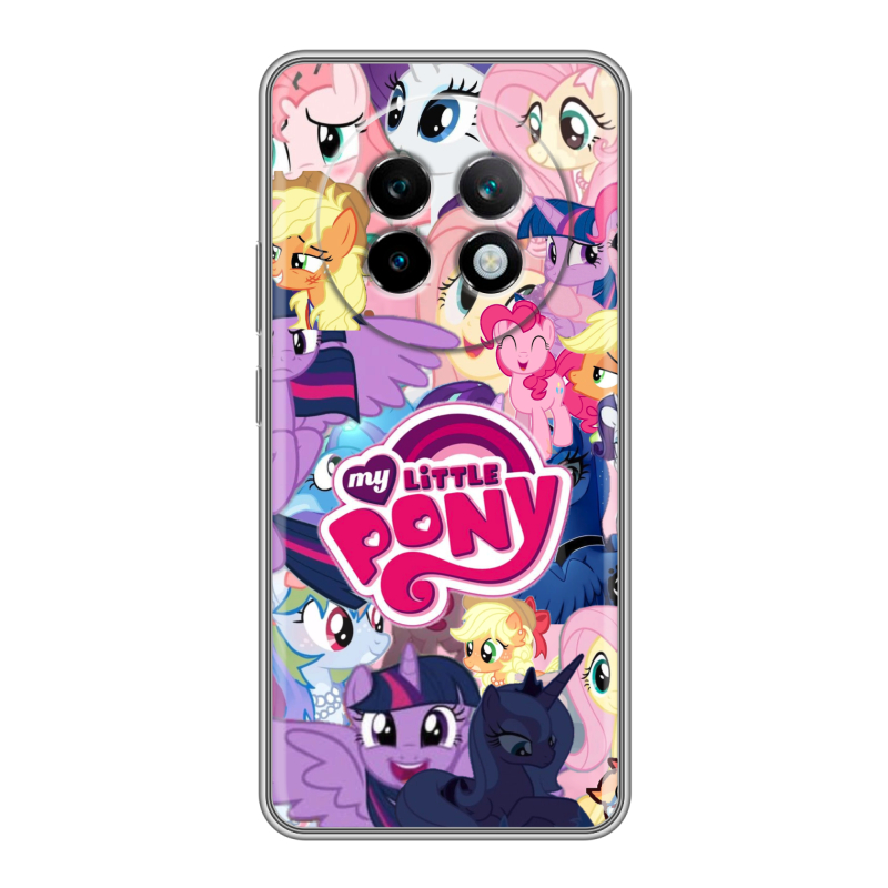 Силиконовый чехол на Realme 13 Plus 5G с принтом My little pony Дружба чудо Силиконовый чехол на Realme 13 Plus 5G с принтом My little pony Дружба чудо