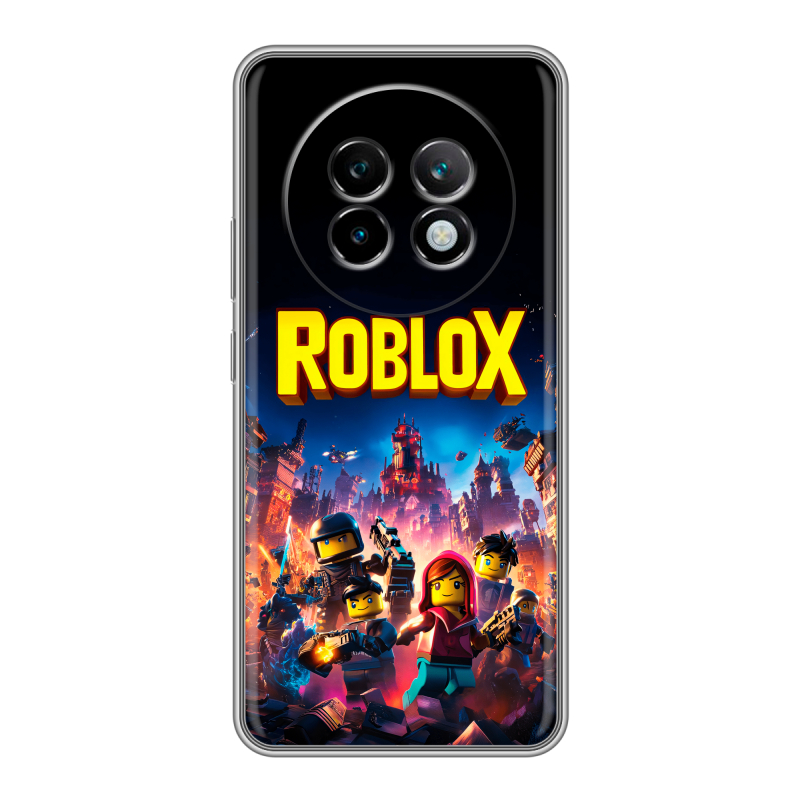 Силиконовый чехол на Realme 13 Plus 5G с принтом Roblox Роблокс Силиконовый чехол на Realme 13 Plus 5G с принтом Roblox Роблокс