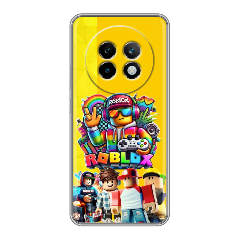 Силиконовый чехол на Realme 13 Plus 5G с принтом Roblox Роблокс Силиконовый чехол на Realme 13 Plus 5G с принтом Roblox Роблокс