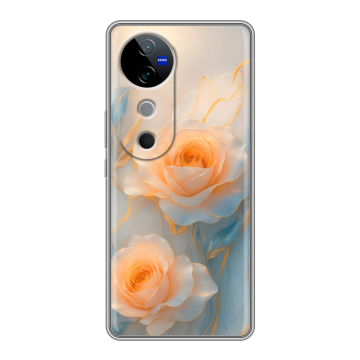 Силиконовый чехол на Vivo V40 с принтом Женский