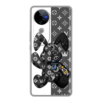Силиконовый чехол на Vivo V40 с принтом Луи робот Силиконовый чехол на Vivo V40 с принтом Луи робот