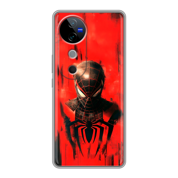 Силиконовый чехол на Vivo V40 с принтом человек паук spiderman Силиконовый чехол на Vivo V40 с принтом человек паук spiderman