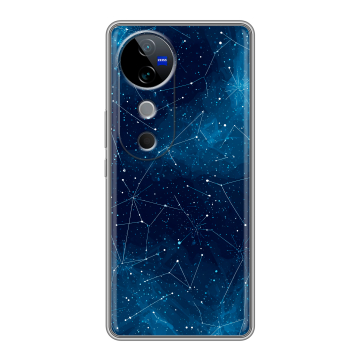 Силиконовый чехол на Vivo V40 с принтом Космос звезды