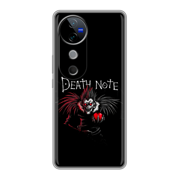 Силиконовый чехол на Vivo V40 с принтом Death note Тетрадь смерти Силиконовый чехол на Vivo V40 с принтом Death note Тетрадь смерти