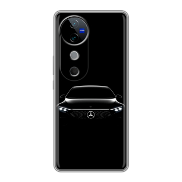 Силиконовый чехол на Vivo V40 с принтом Mercedes Мерседес Силиконовый чехол на Vivo V40 с принтом Mercedes Мерседес