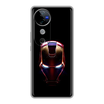 Силиконовый чехол на Vivo V40 с принтом IronMan Железный человек Силиконовый чехол на Vivo V40 с принтом IronMan Железный человек