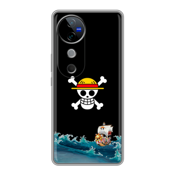 Силиконовый чехол на Vivo V40 с принтом One Piece Ван Пис Силиконовый чехол на Vivo V40 с принтом One Piece Ван Пис