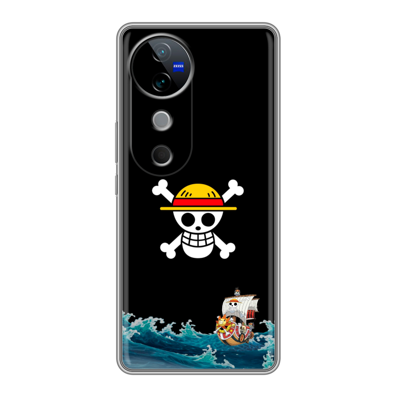 Силиконовый чехол на Vivo V40 с принтом One Piece Ван Пис Силиконовый чехол на Vivo V40 с принтом One Piece Ван Пис