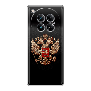 Силиконовый чехол на Infinix Zero 40 5G с принтом Герб России Силиконовый чехол на Infinix Zero 40 5G с принтом Герб России