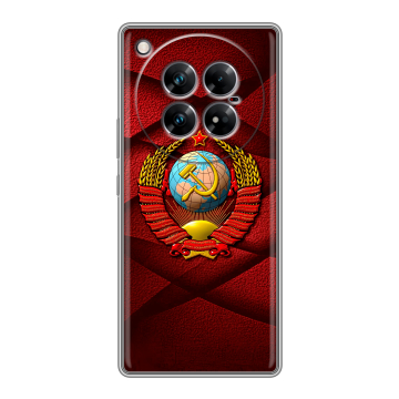 Силиконовый чехол на Infinix Zero 40 5G с принтом Герб СССР Силиконовый чехол на Infinix Zero 40 5G с принтом Герб СССР