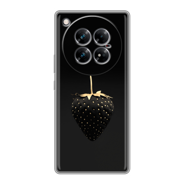 Силиконовый чехол на Infinix Zero 40 5G с принтом Черная клубника Силиконовый чехол на Infinix Zero 40 5G с принтом Черная клубника