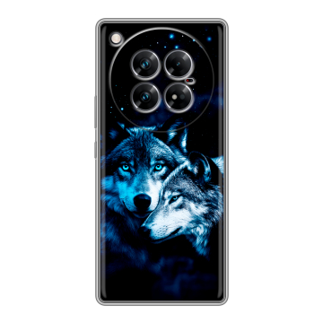 Силиконовый чехол на Infinix Zero 40 5G с принтом Волки Силиконовый чехол на Infinix Zero 40 5G с принтом Волки