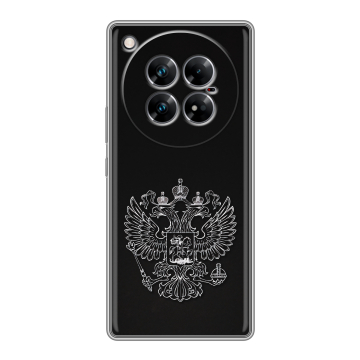 Силиконовый чехол на Infinix Zero 40 5G с принтом Герб России Силиконовый чехол на Infinix Zero 40 5G с принтом Герб России