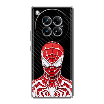 Силиконовый чехол на Infinix Zero 40 5G с принтом человек паук spiderman