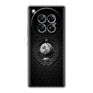 Силиконовый чехол на Infinix Zero 40 5G с принтом Герб Флаг СССР Силиконовый чехол на Infinix Zero 40 5G с принтом Герб Флаг СССР