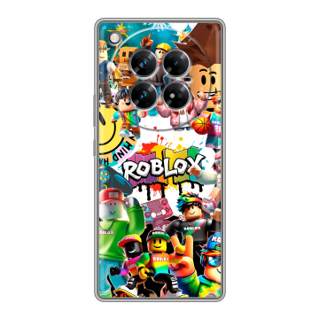 Силиконовый чехол на Infinix Zero 40 5G с принтом Roblox Роблокс Силиконовый чехол на Infinix Zero 40 5G с принтом Roblox Роблокс