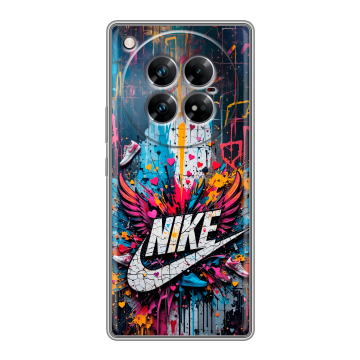 Силиконовый чехол на Infinix Zero 40 5G с принтом Nike Найк