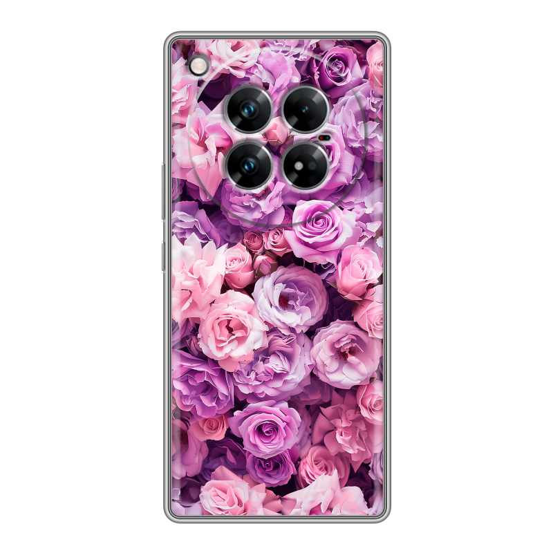 Силиконовый чехол на Infinix Zero 40 5G с принтом лавандовые розы Силиконовый чехол на Infinix Zero 40 5G с принтом лавандовые розы