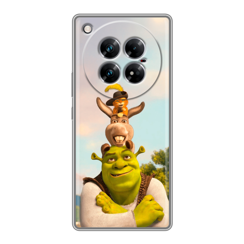 Силиконовый чехол на Infinix Zero 40 5G с принтом Шрек Shrek Силиконовый чехол на Infinix Zero 40 5G с принтом Шрек Shrek