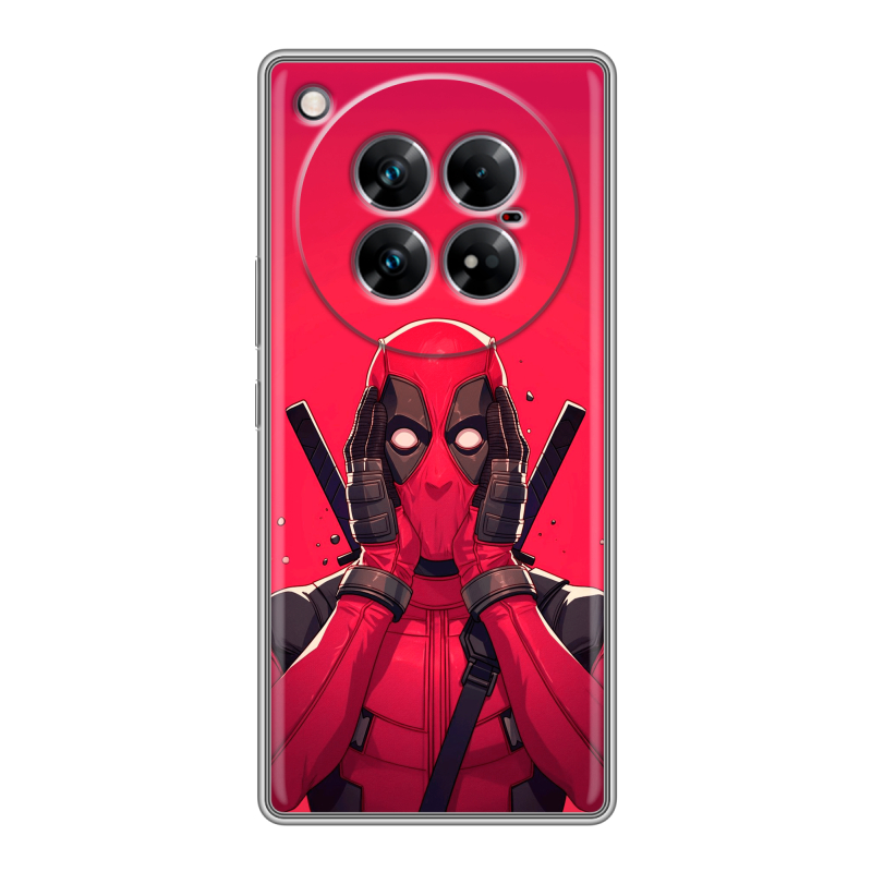 Силиконовый чехол на Infinix Zero 40 5G с принтом Дедпул Deadpool Силиконовый чехол на Infinix Zero 40 5G с принтом Дедпул Deadpool
