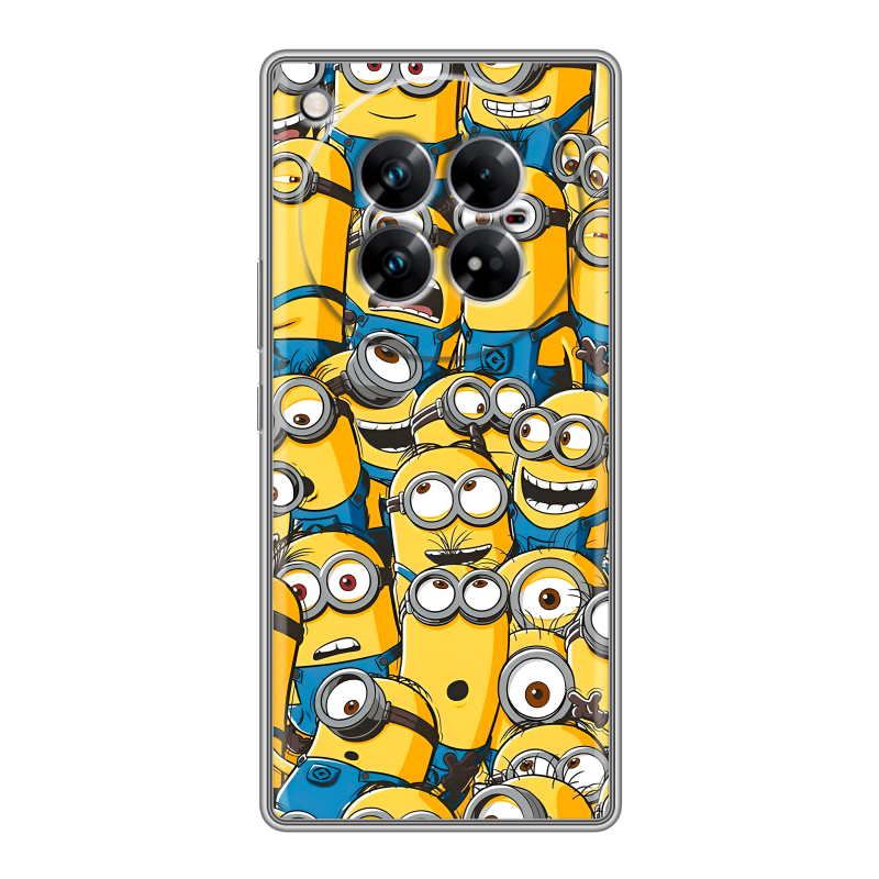Силиконовый чехол на Infinix Zero 40 5G с принтом Миньоны Силиконовый чехол на Infinix Zero 40 5G с принтом Миньоны