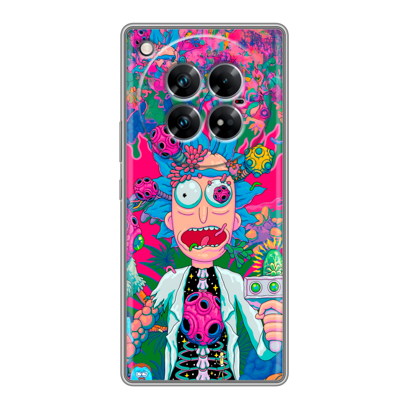 Силиконовый чехол на Infinix Zero 40 5G с принтом Рик и Морти Rick Morty Силиконовый чехол на Infinix Zero 40 5G с принтом Рик и Морти Rick Morty