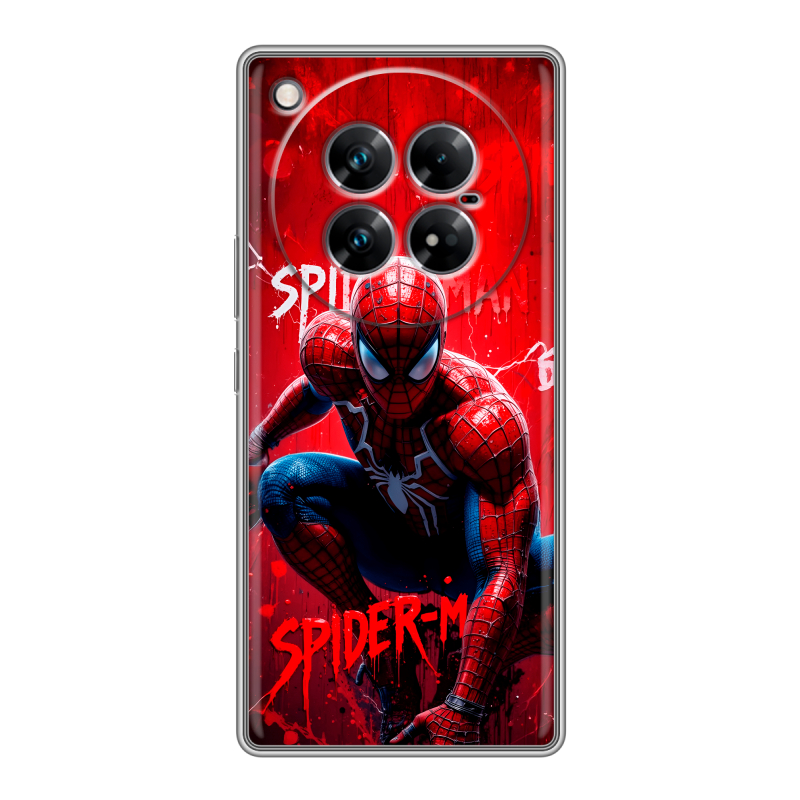 Силиконовый чехол на Infinix Zero 40 5G с принтом Spiderman Человек паук Силиконовый чехол на Infinix Zero 40 5G с принтом Spiderman Человек паук