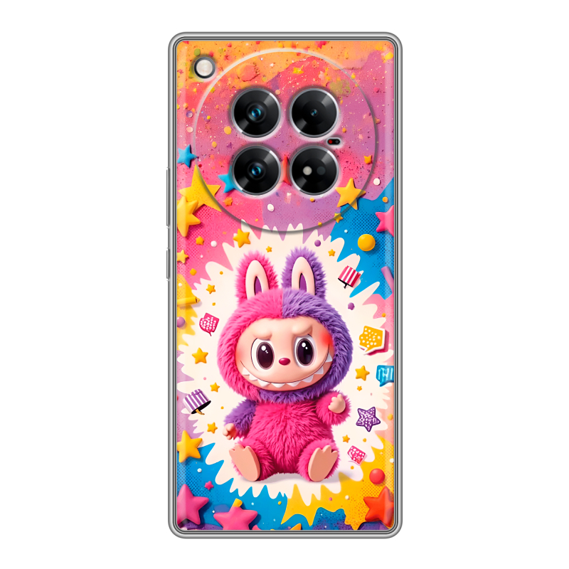 Силиконовый чехол на Infinix Zero 40 5G с принтом Labubu Лабубу Силиконовый чехол на Infinix Zero 40 5G с принтом Labubu Лабубу