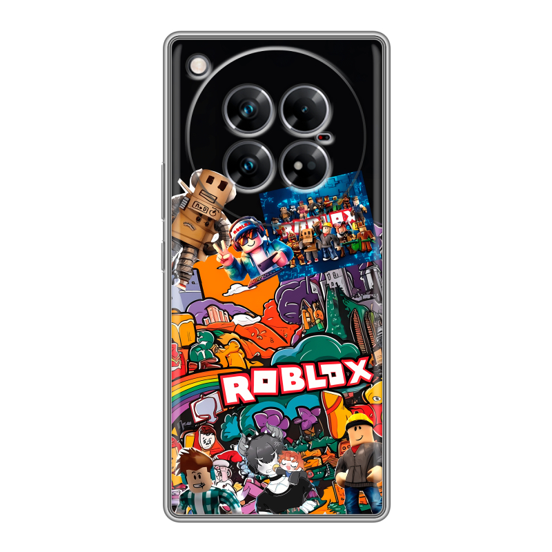 Силиконовый чехол на Infinix Zero 40 5G с принтом Roblox Роблокс Силиконовый чехол на Infinix Zero 40 5G с принтом Roblox Роблокс